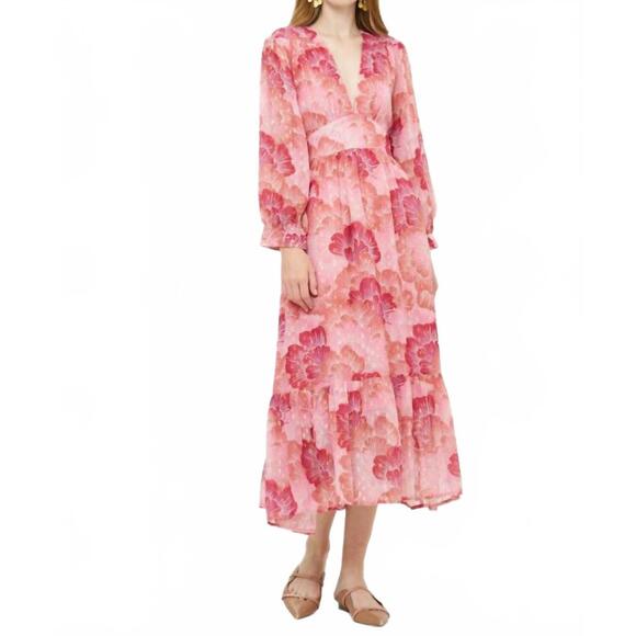 OLIPHANT Dresses & Skirts - NEW OLIPHANT women's tie back maxi dress in madrid blush
